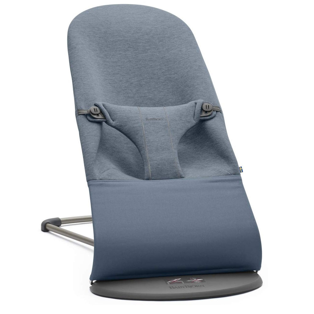 Dětské lehátko BLISS 3D – Modrý Jersey