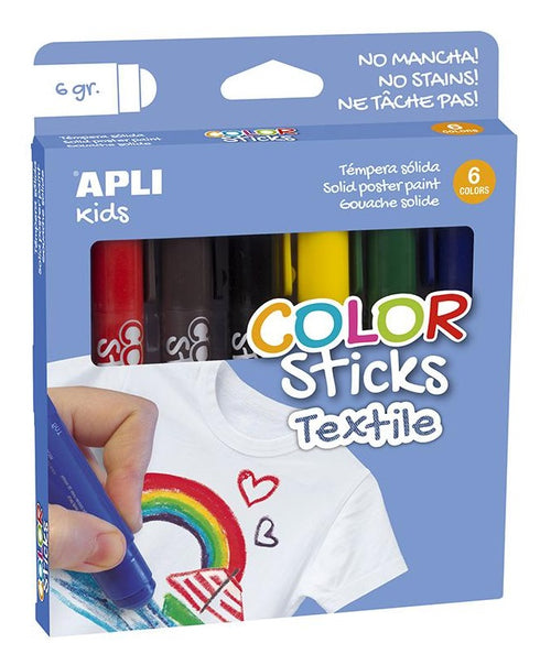 Textilstifte – 6 Farben - Tublu.de