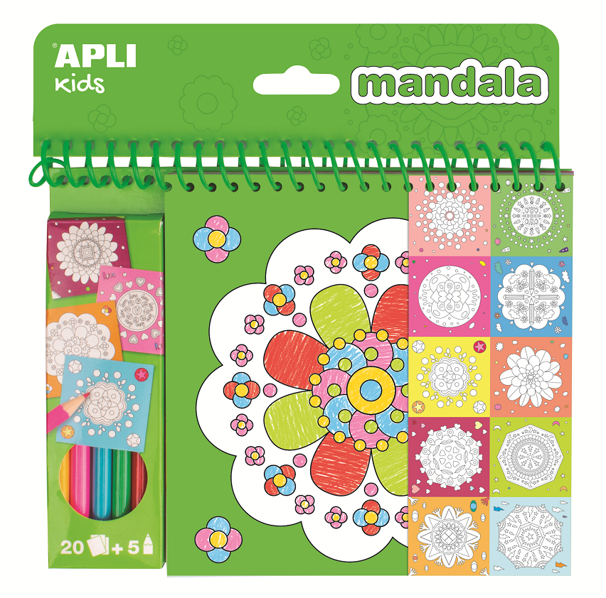 Malbuch mit Buntstiften – Mandala - Tublu.de
