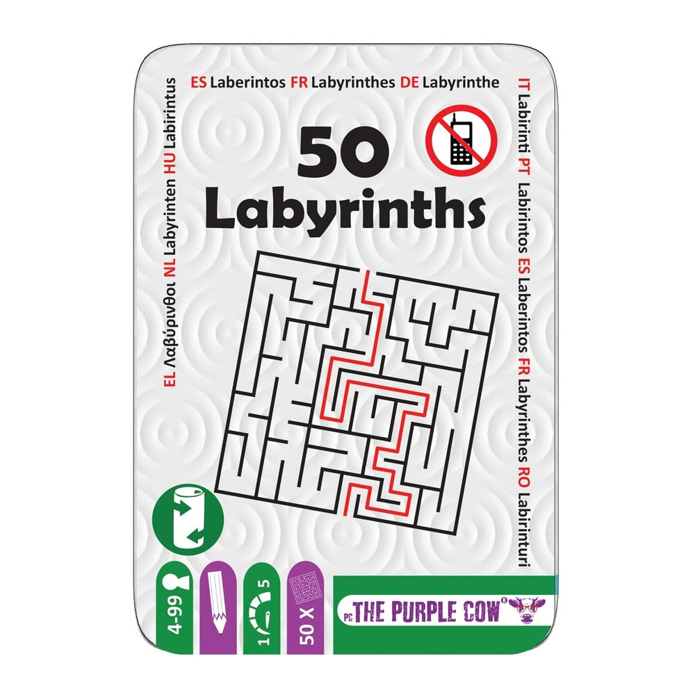 Cestovní puzzle – 50 labyrintů