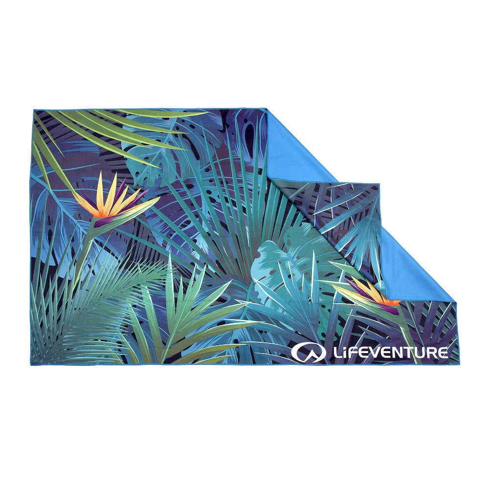 Rychleschnoucí ručník SoftFibre – Tropical 150 x 90 cm