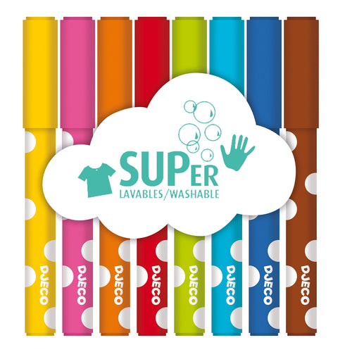 Filzstifte für Kleinkinder - 8 Farben - Tublu.de