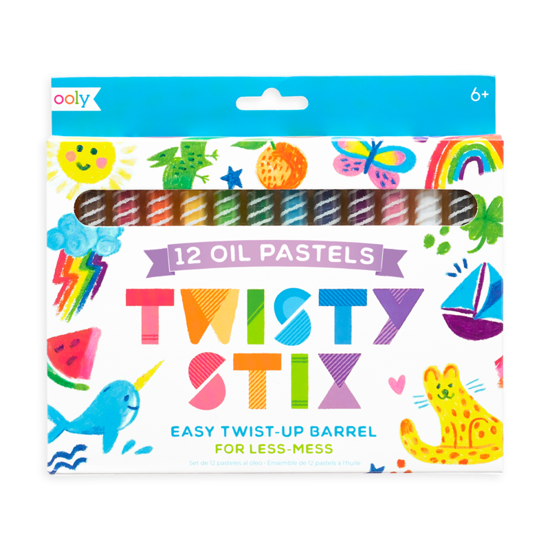 Otočné olejové pastely – Twisty Six