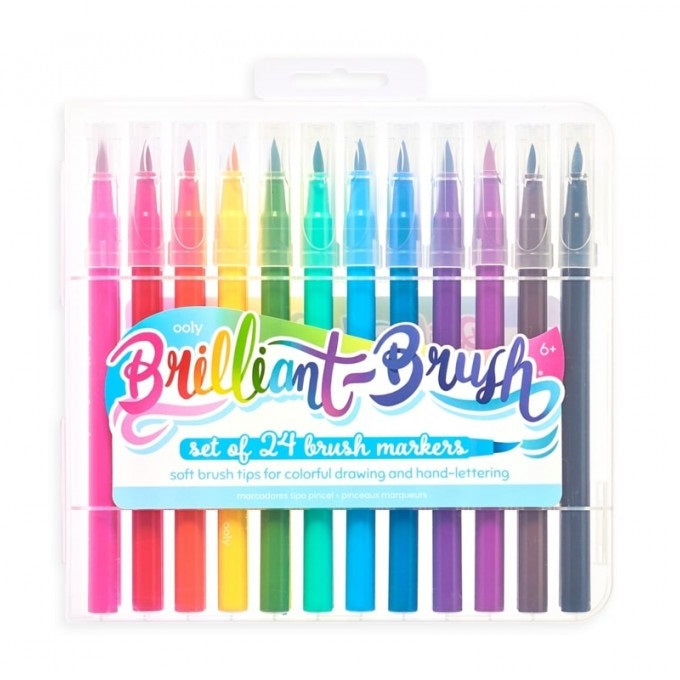 Štětcové fixy – Brilliant Brush, sada 24 ks