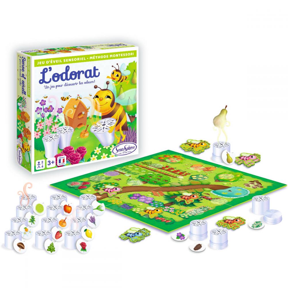 Senzorická hra „Čich“ podle metody Montessori