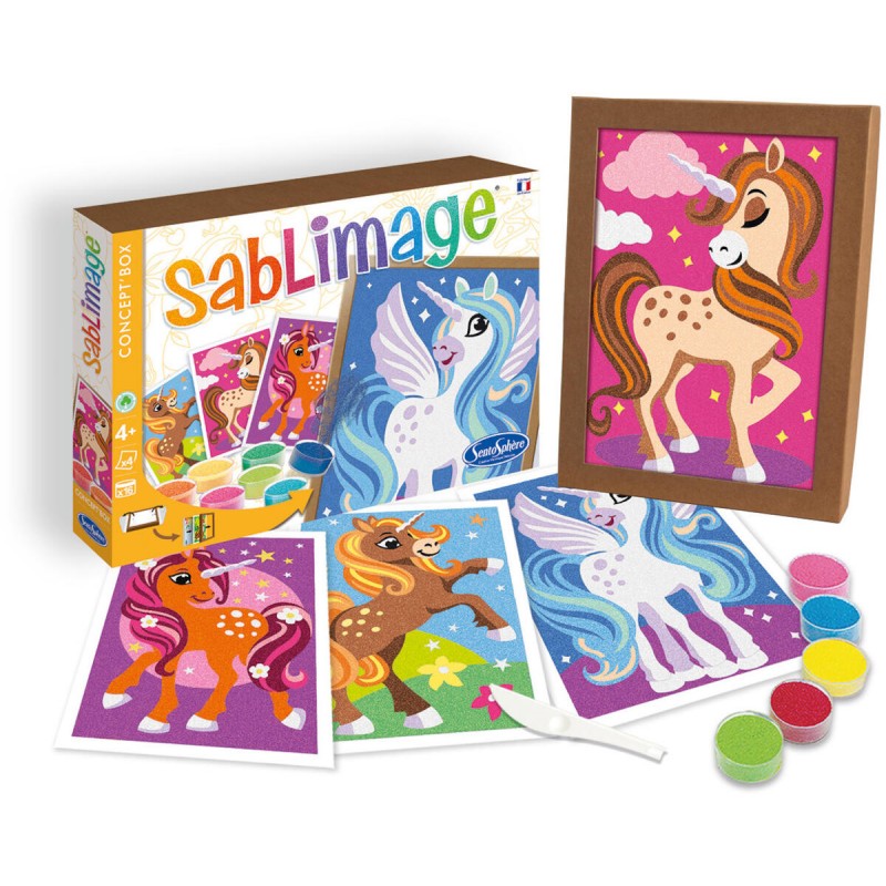 Sablimage – pískování – Jednorožci