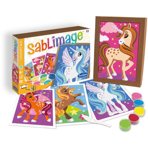 Sablimage – pískování – Jednorožci