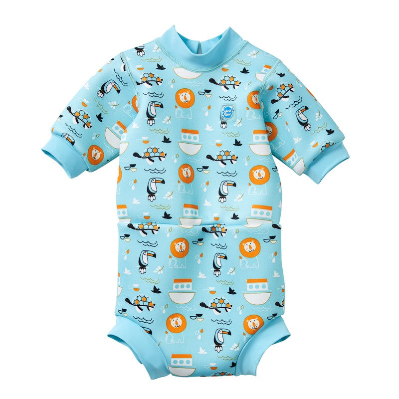 Neoprenový plavecký oblek + pleny na plavání Happy Nappy 2v1 – 6–14 měsíců (L) Noemova archa