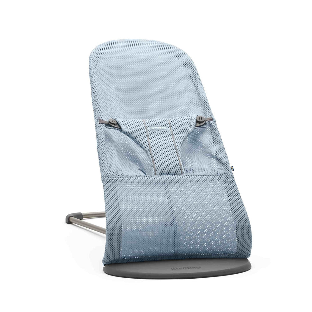 Dětské lehátko BLISS MESH – Světle modré