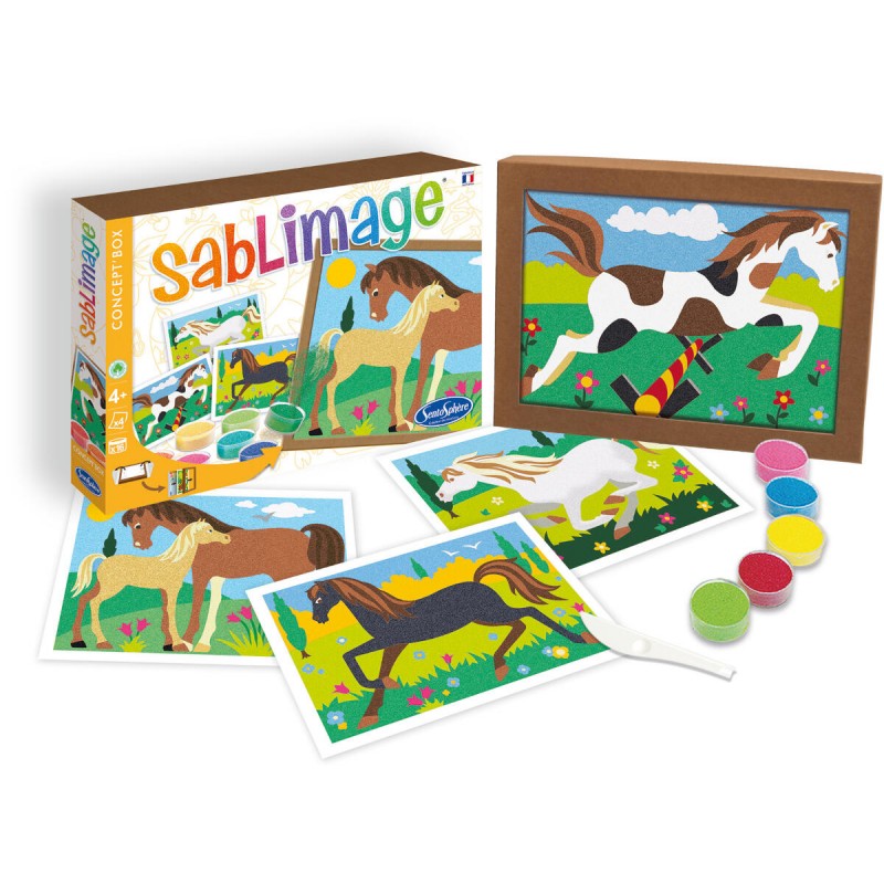 Pískování Sablimage – Koně