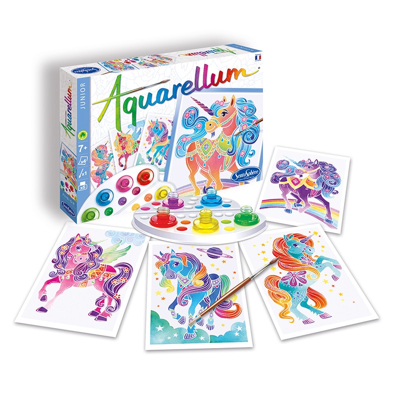 Malířská sada Aquarellum Junior – Jednorožci