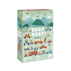 Puzzle pro děti, 48 dílků – BEEP BEEP!
