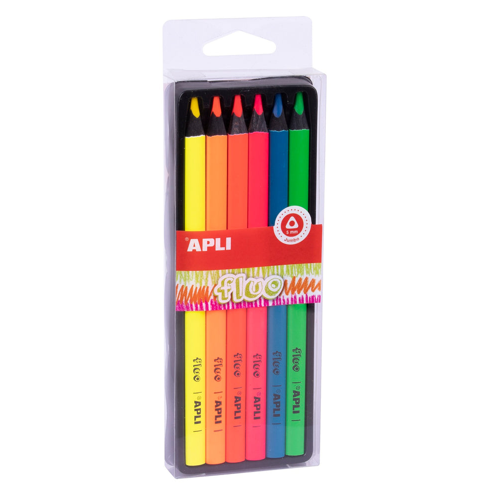 Jumbo-Buntstifte – Fluo - Tublu.de