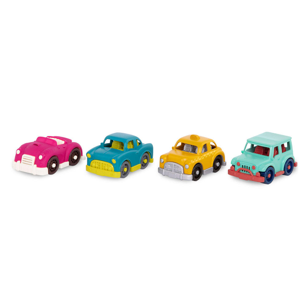Sada se 4 malými auty Wonder Wheels – s kabrioletem
