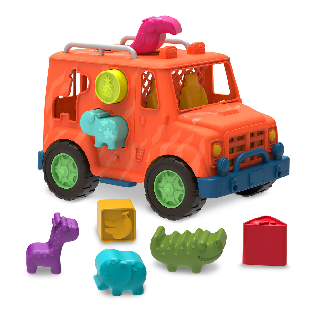 Safari nákladní auto – s třídicími kostkami Wonder Wheels