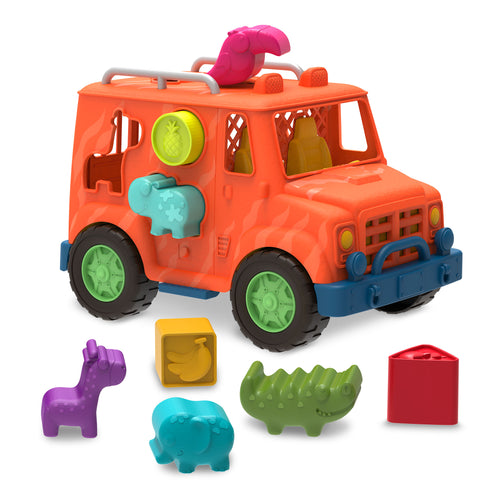 Safari nákladní auto – s třídicími kostkami Wonder Wheels