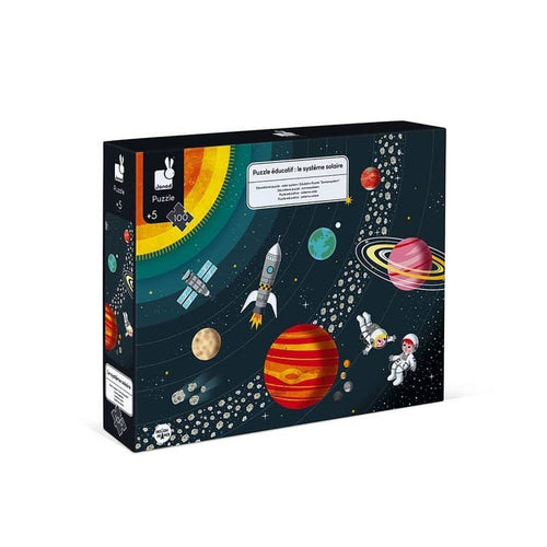 Vzdělávací puzzle – Sluneční soustava, 100 dílků, od 5 let