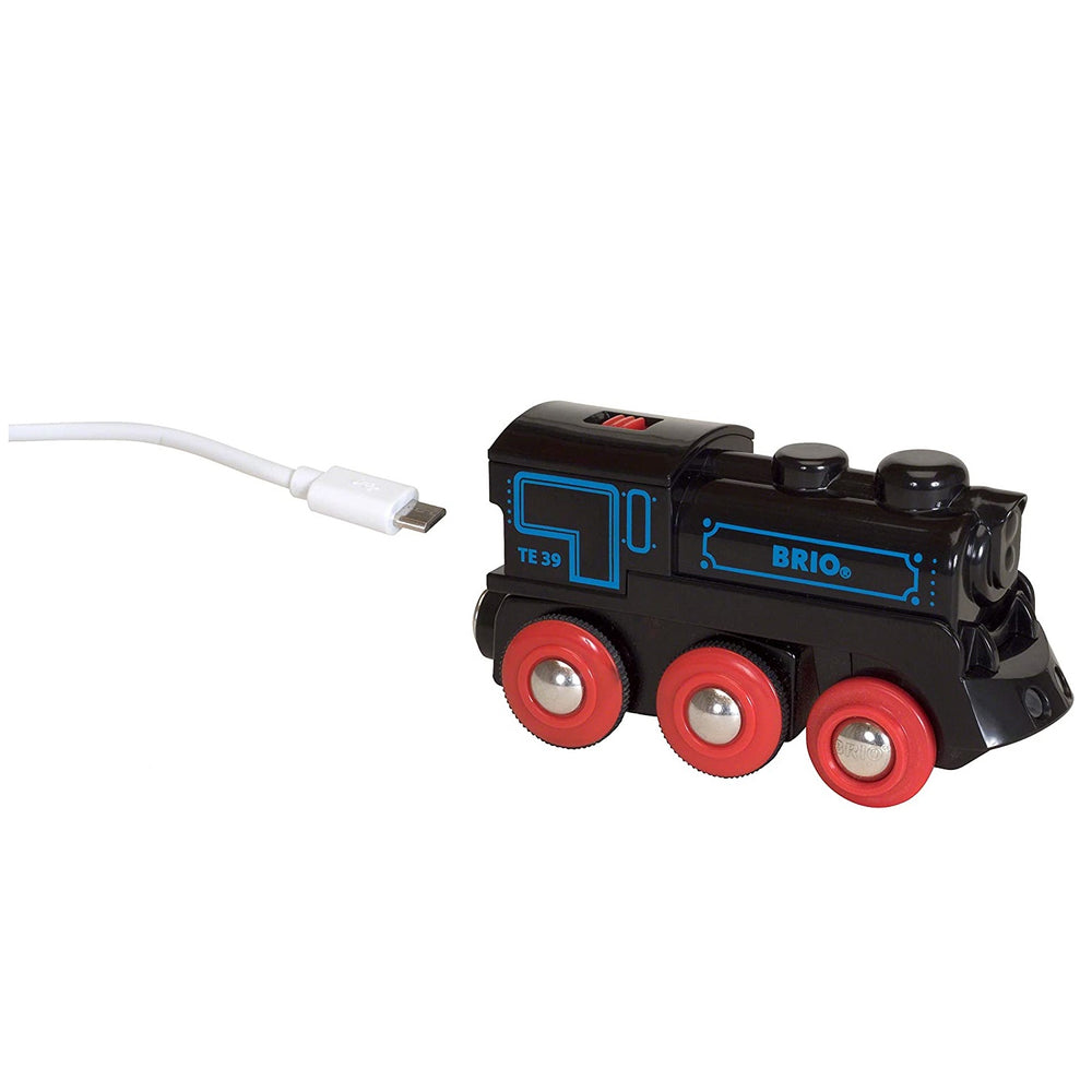 Černá lokomotiva s mini USB