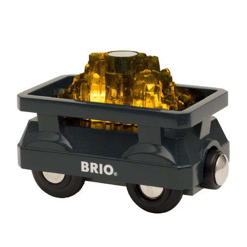 Zářivý vůz se zlatem