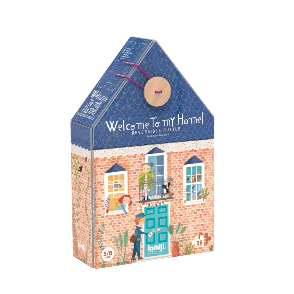 Doppelseitiges Puzzle für Kinder – Willkommen in meinem Zuhause - Tublu.de