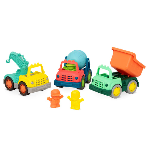 Sada hraček autíček - Wonder Wheels, 3 kusy s figurkou řidiče