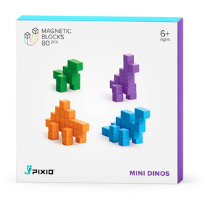 Magnetické kostky Mini Dinosauři