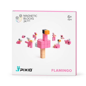 Magnetické kostky Plameňák