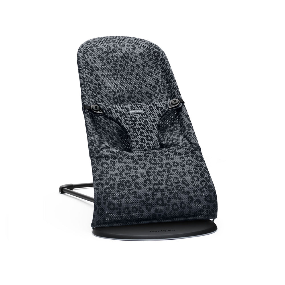 Dětské lehátko BLISS MESH – Antracit/Leopard