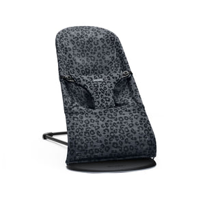 Dětské lehátko BLISS MESH – Antracit/Leopard