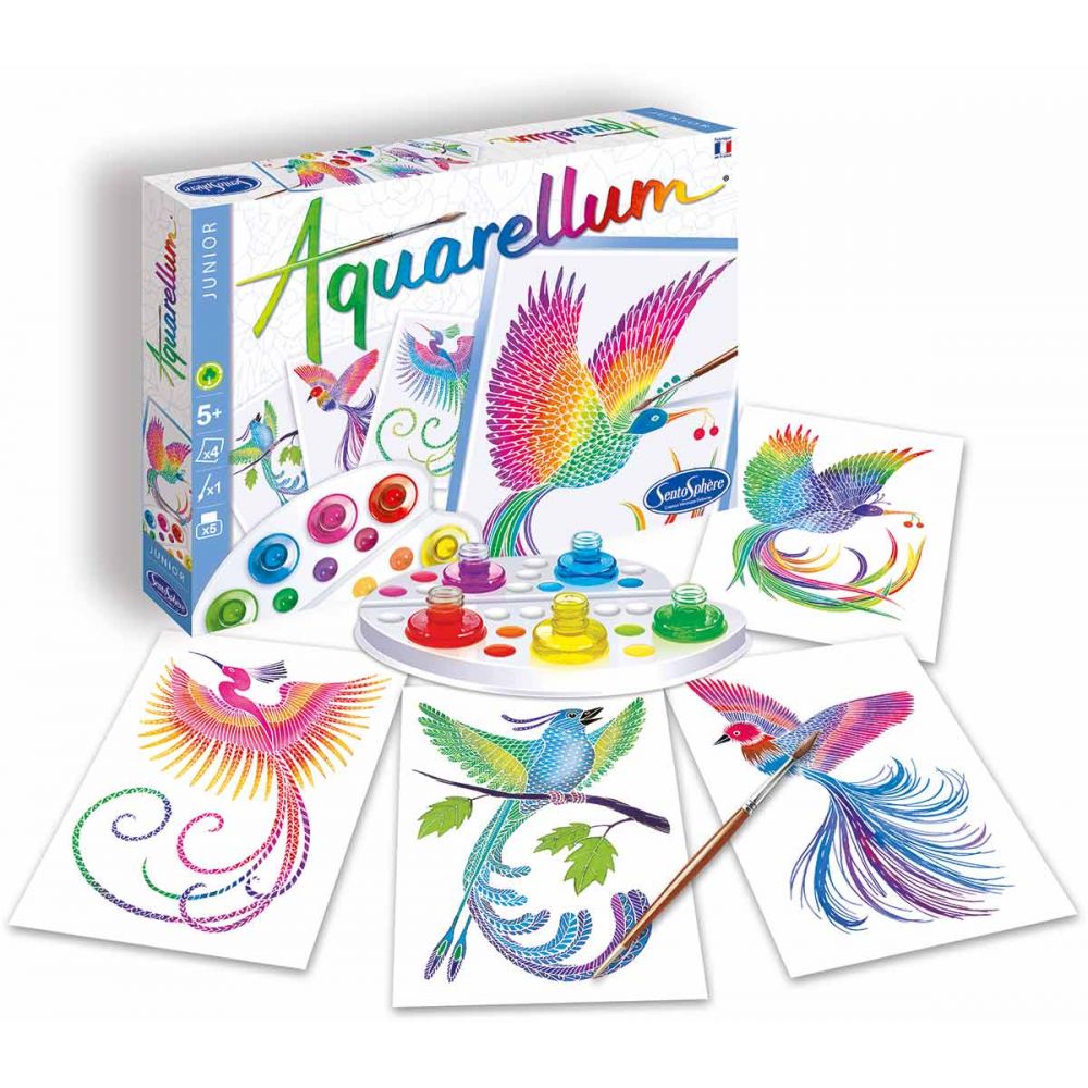 Malířská sada Aquarellum Junior – Rajští ptáci