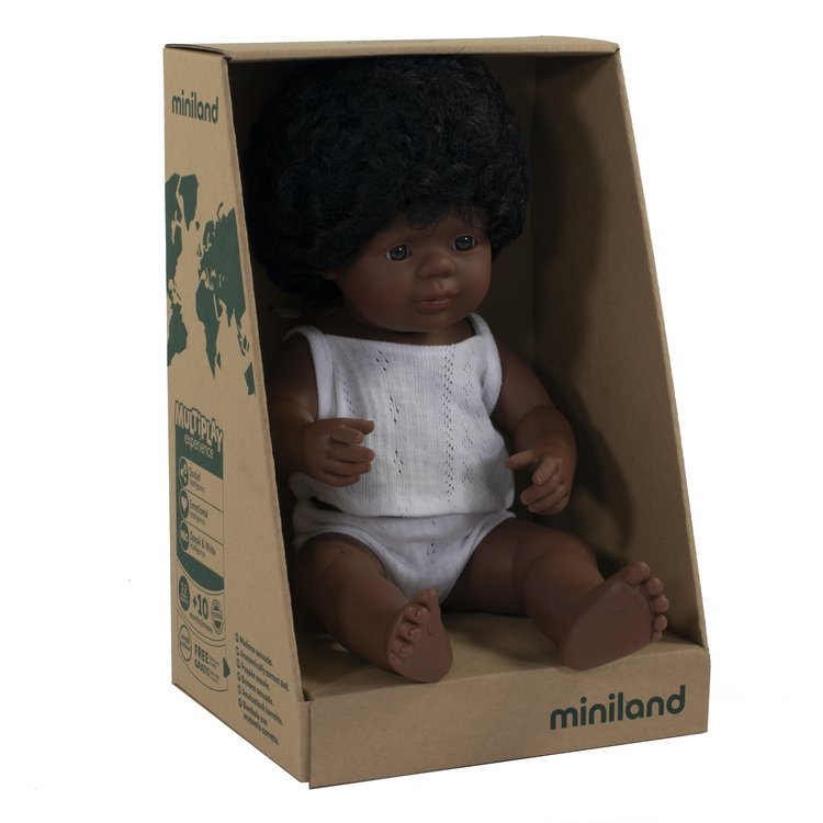 Panenka holčička – Afroameričanka 38 cm