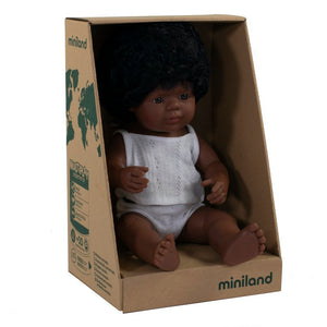 Panenka holčička – Afroameričanka 38 cm