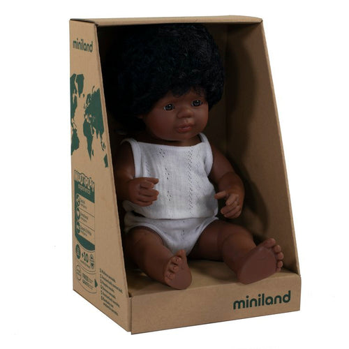 Panenka holčička – Afroameričanka 38 cm