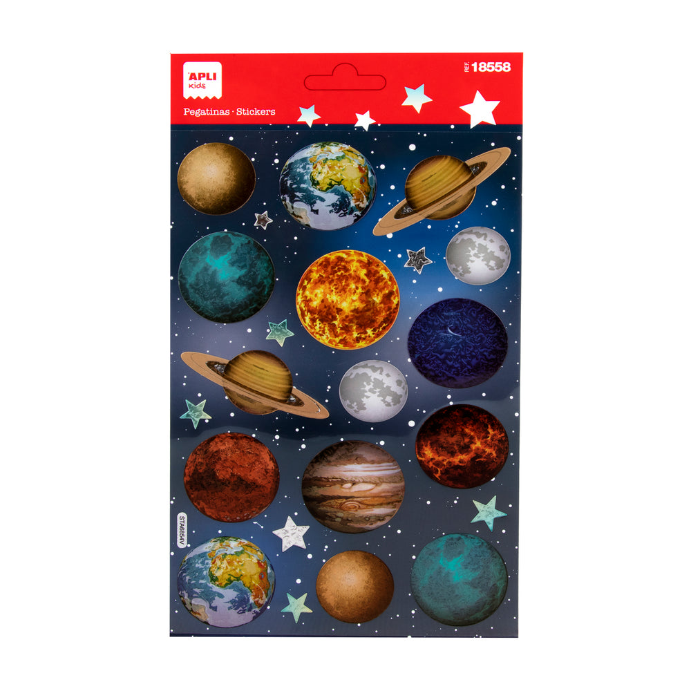 Holografische Aufkleber - Planeten - Tublu.de