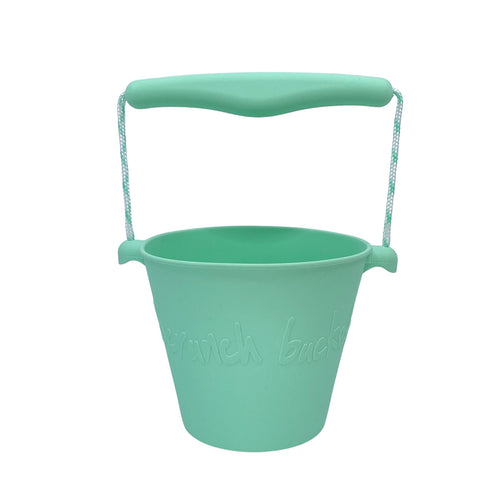 Zusammenklappbarer Eimer für Wasser und Sand – Mint - Tublu.de