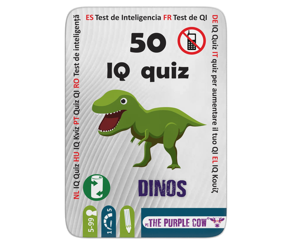 Cestovní rébusy – 50 IQ Dinosauři