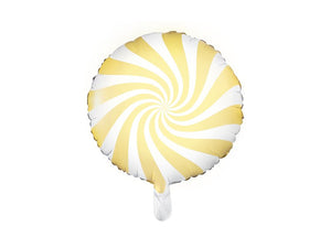 Fóliový balónek – Světle žlutý bonbon 35 cm
