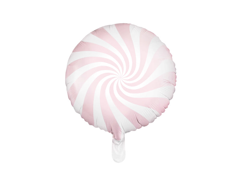 Fóliový balónek – Světle růžový bonbon 35 cm