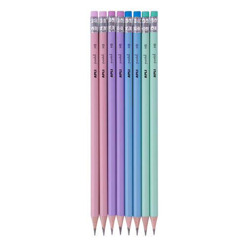 Bleistiftset mit Radiergummi Nordik Collection – 8 Stück - Tublu.de