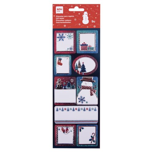 Weihnachtsetiketten – Winter - Tublu.de