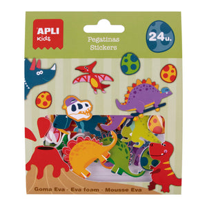 EVA-Schaumstoffsticker – Dinosaurier 24 Stück - Tublu.de