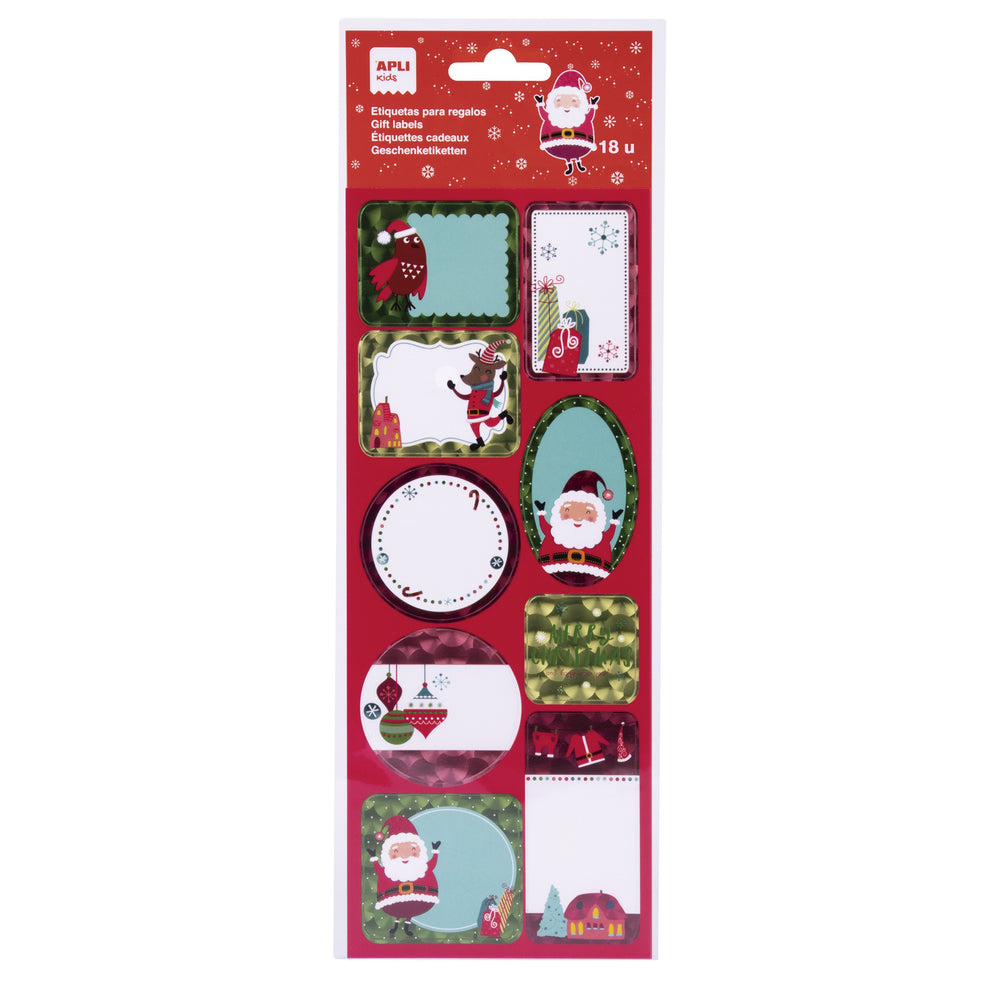 Weihnachtsetiketten – Rosa Weihnachten - Tublu.de