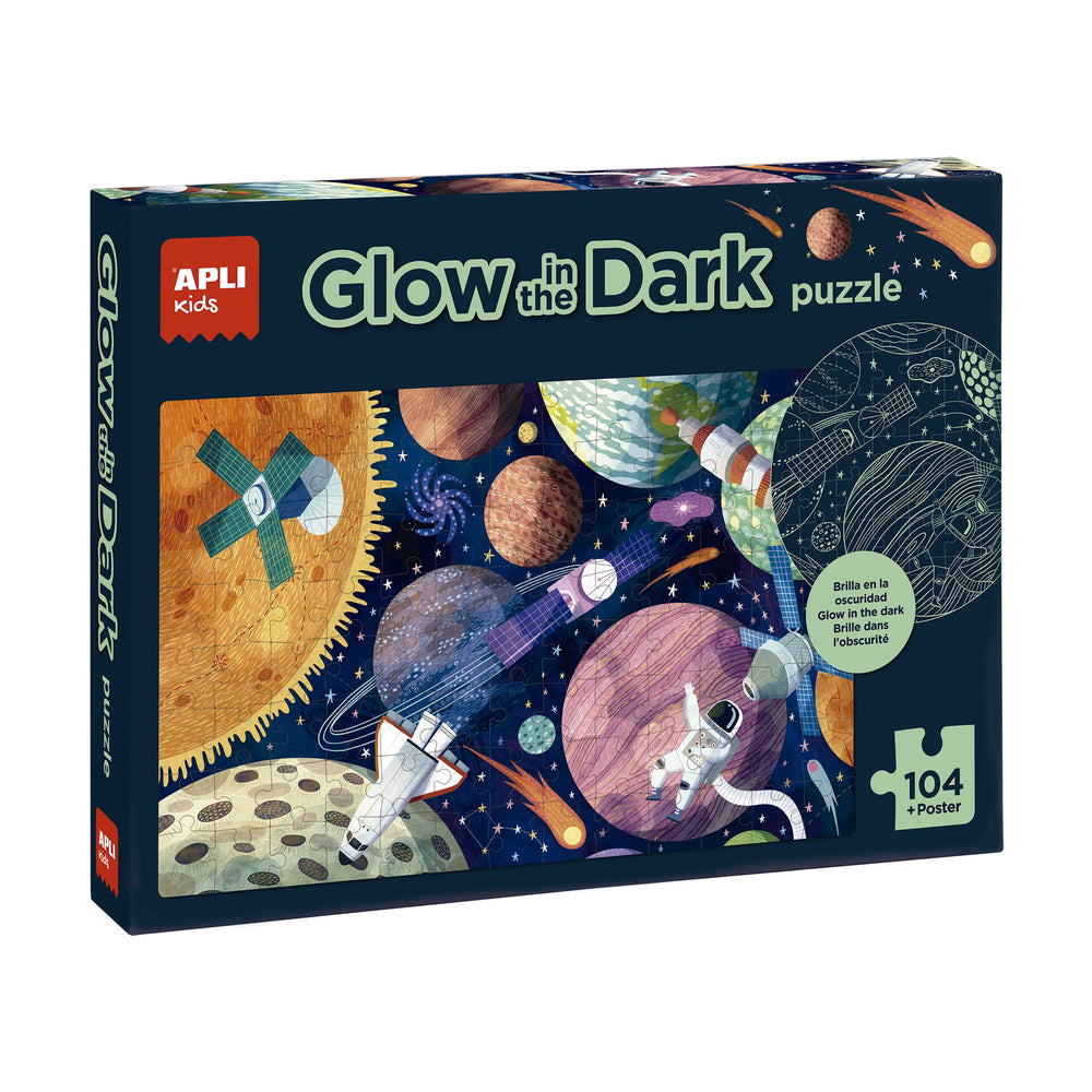 Im Dunkeln leuchtendes Puzzle – Sonnensystem 5+ - Tublu.de