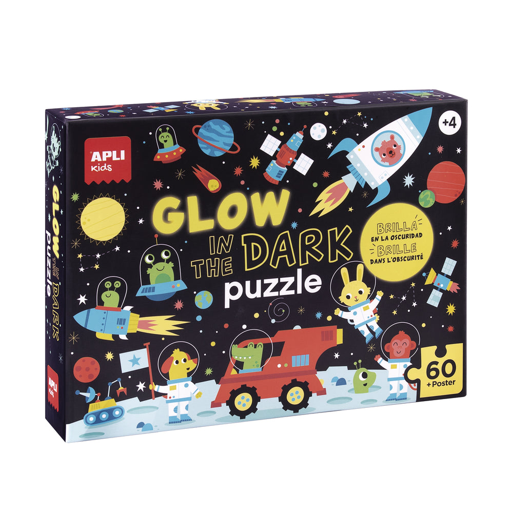 Im Dunkeln leuchtendes Puzzle – Weltraum 4+ - Tublu.de