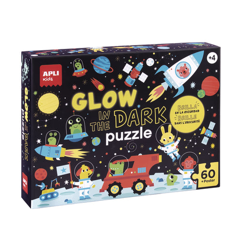 Im Dunkeln leuchtendes Puzzle – Weltraum 4+ - Tublu.de