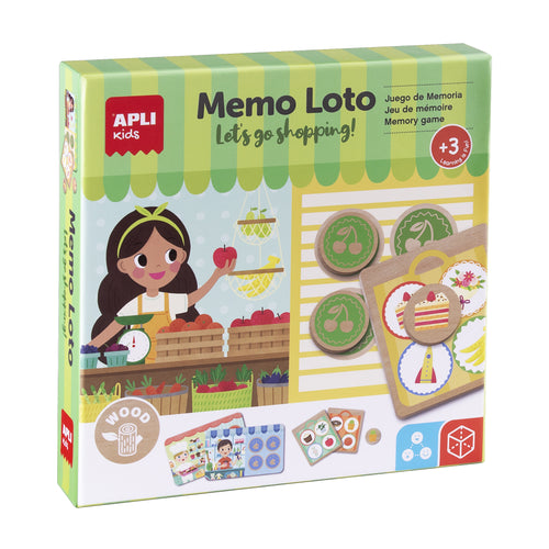 Holzspiel – Memo Lotto Einkaufen - Tublu.de
