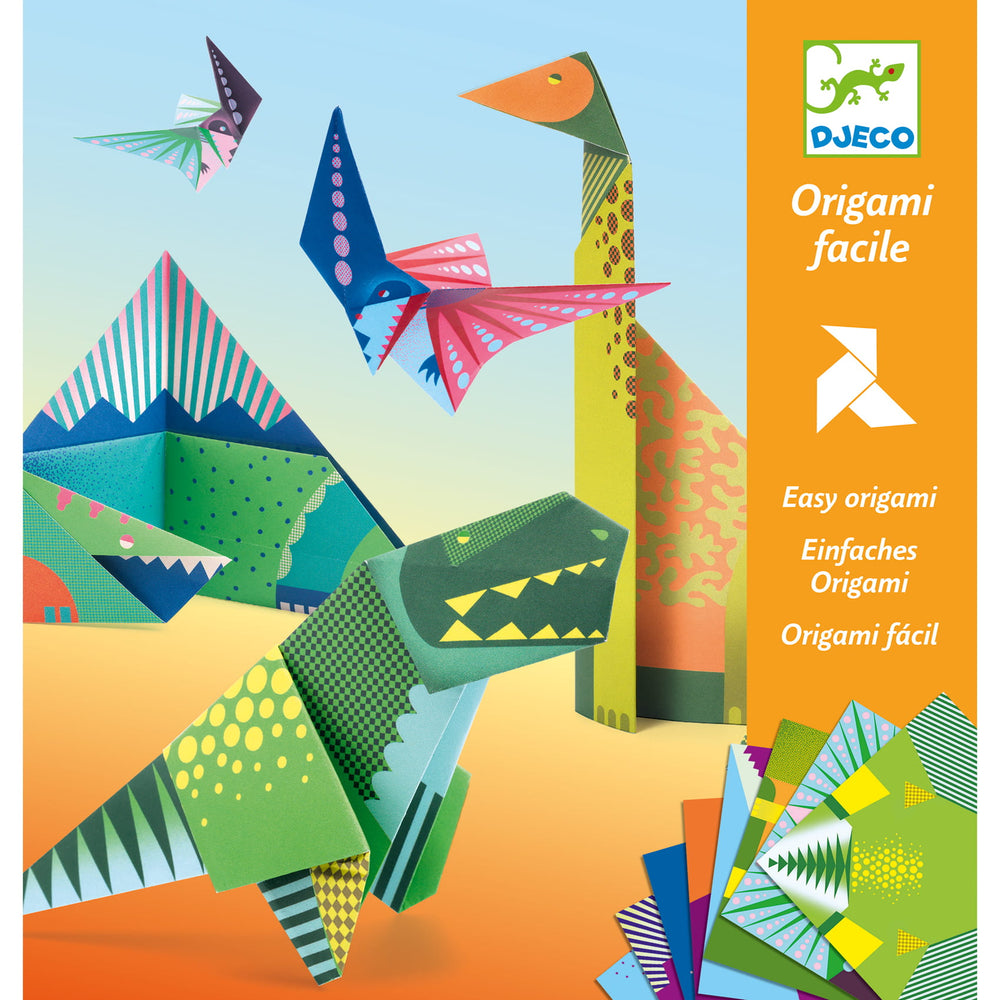 Zestaw artystyczny Origami Djeco - Dinozaury - Tublu.de