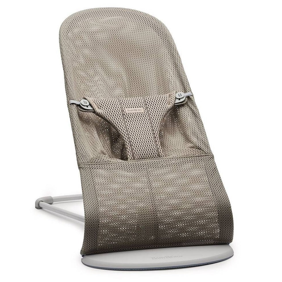 Dětské lehátko BLISS MESH – Šedo-béžové