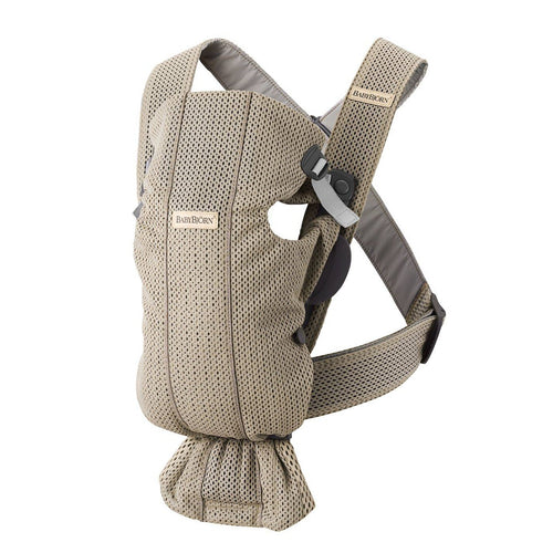 Dětské nosítko MINI 3D Mesh – Šedo-béžové