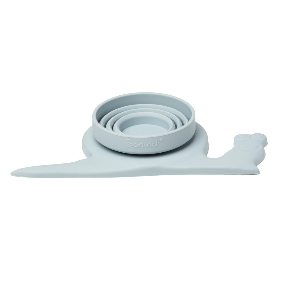 Silikon-Messbecher Schnecke – Hellblau - Tublu.de